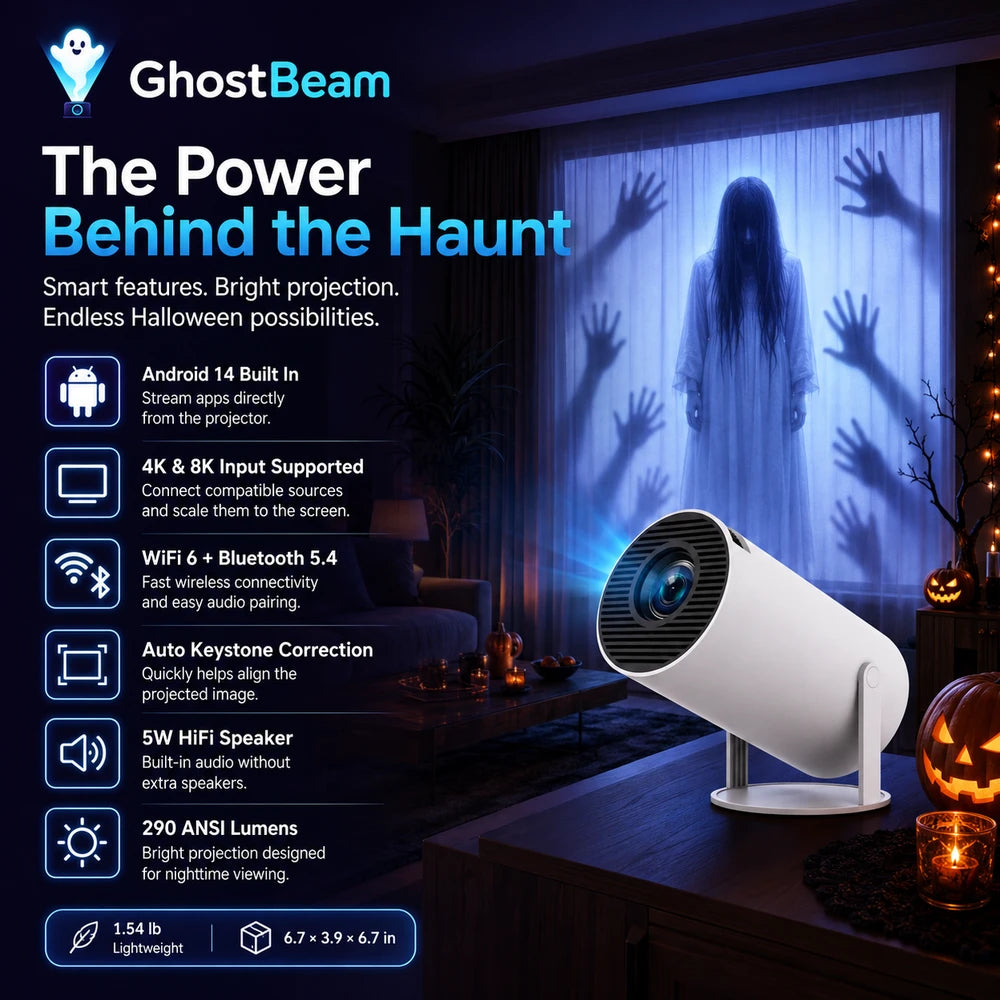 GhostBeam™ Halloween Window Projector